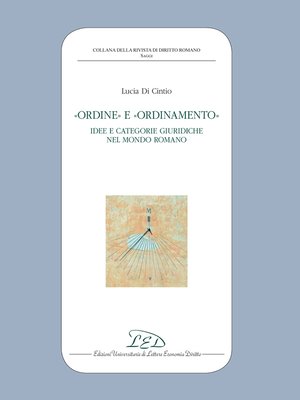 cover image of Ordine e Ordinamento